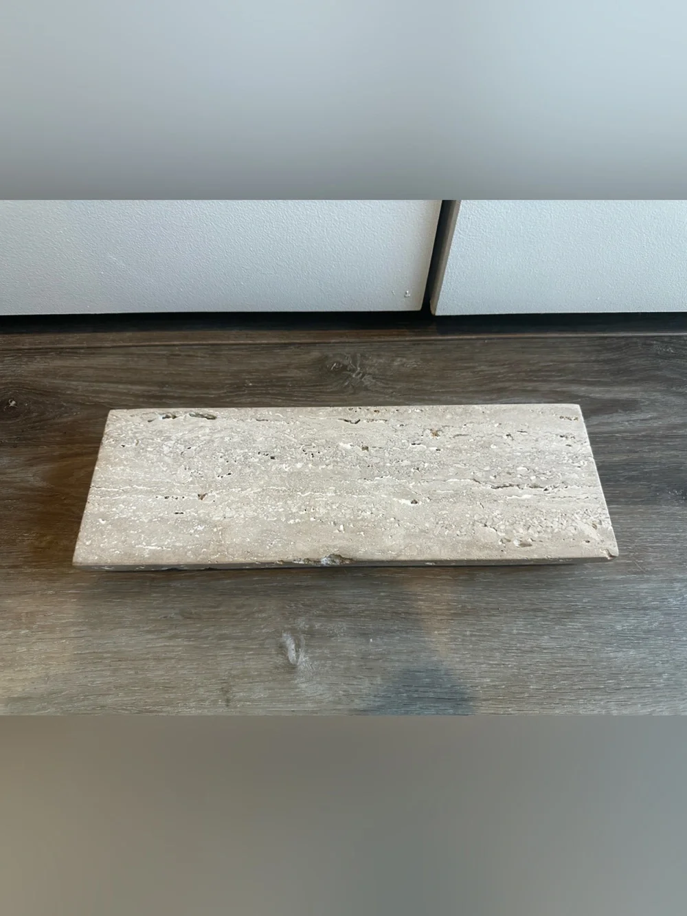 Neutral Travertine Cheese/Cutting Board